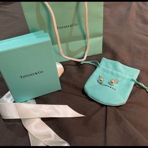 Tiffany & CO. sterling silver ball earrings